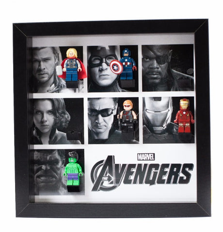 Avengers Black and White Print