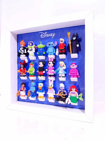 DISNEY BLUE acrylic minifigure display