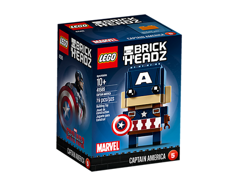 Captain America Brick Headz